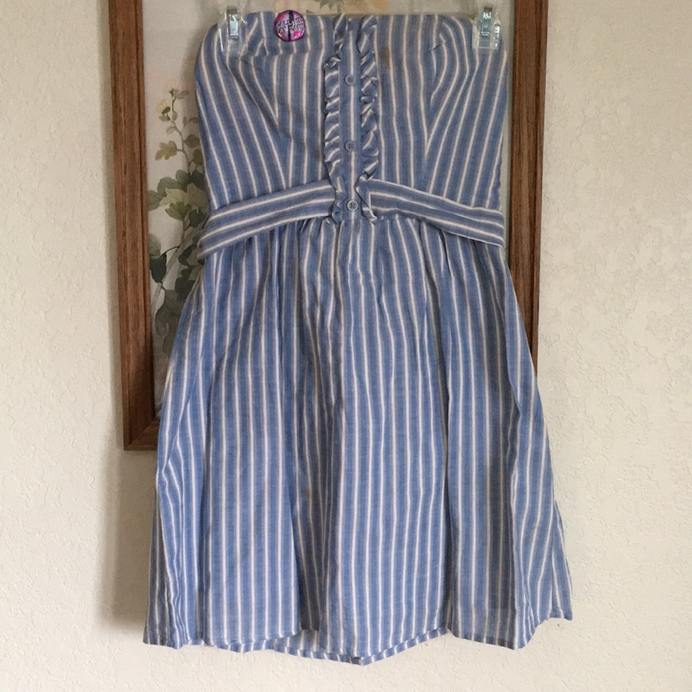 Blue strapless dress Target Mossimo, size Medium